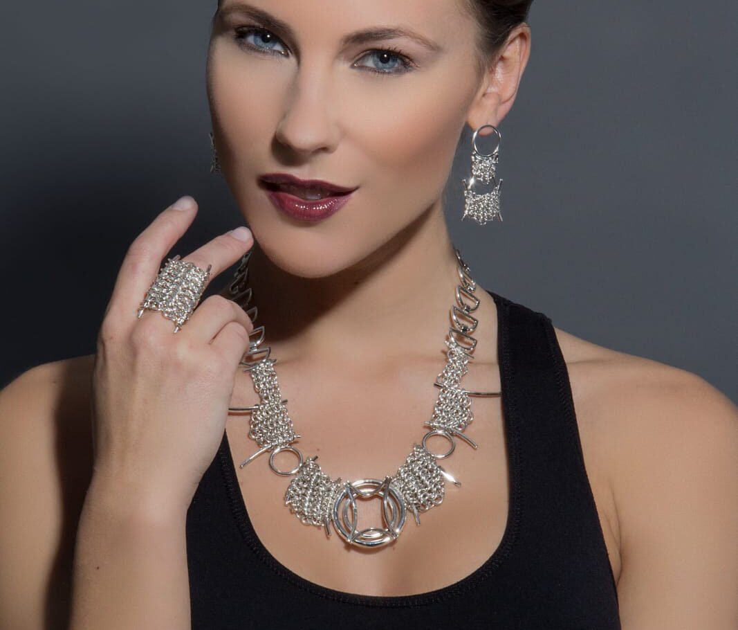 Colección de joyas en plata inspirado en un atrapasueños