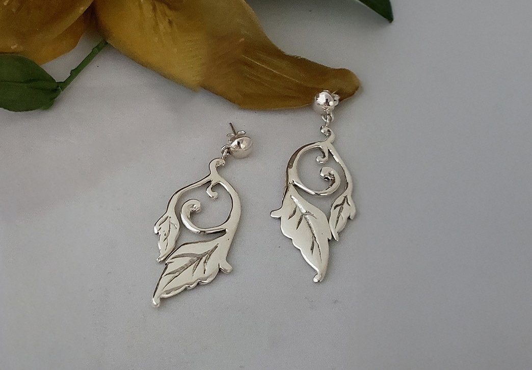 aretes de plata
