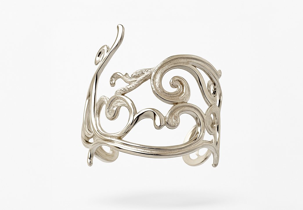 brazalete de plata caminos